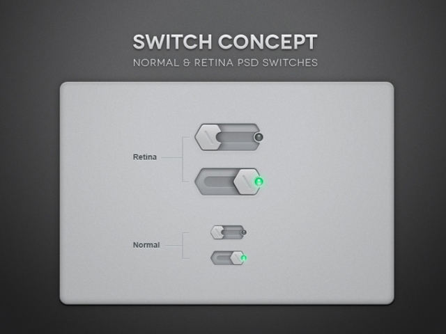 Switch Button Background Psd Material