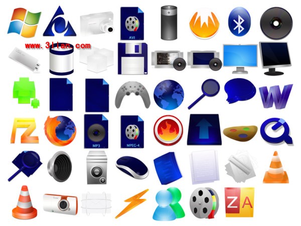 System Desktop Vista Style Icons