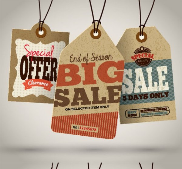 Tag Design Sale Sales Tag