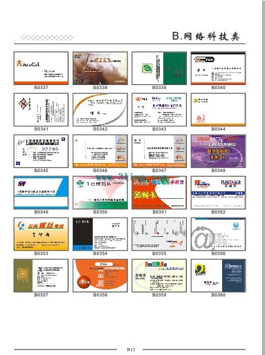 teknologi bisnis template kartu