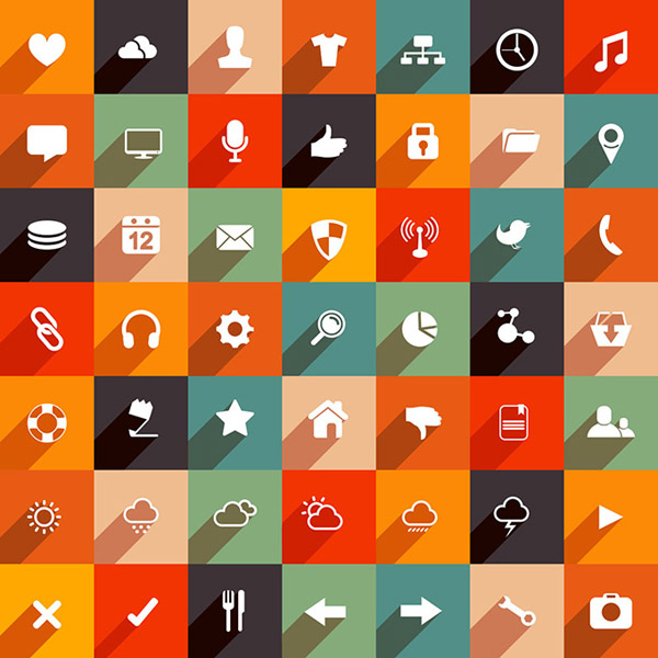 Telephone Flat Small Icons