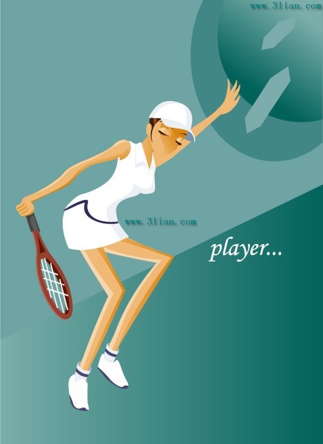 فتاة التنس