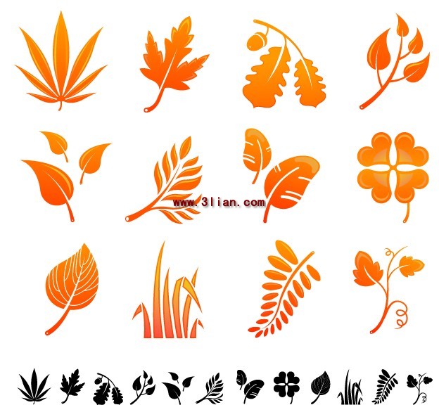 las hojas de otoño