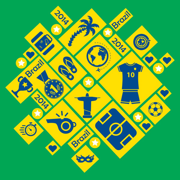 ikon Piala Dunia Brasil