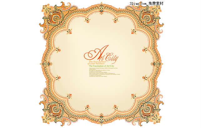 The Classical Pattern Picture Frame Psd Layered Material