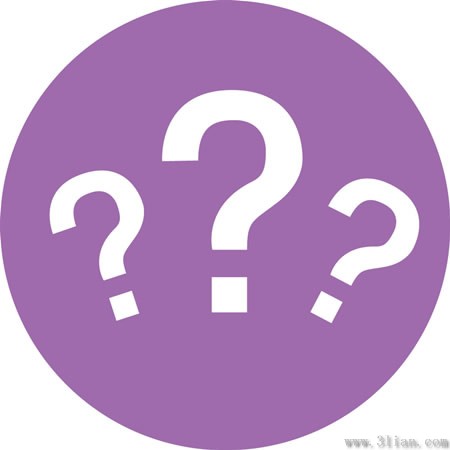 ikon ungu tanda tanya