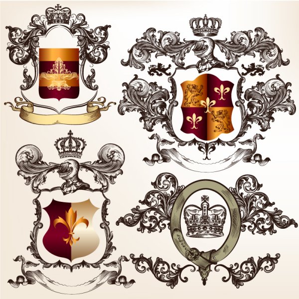i disegni di stemma reale