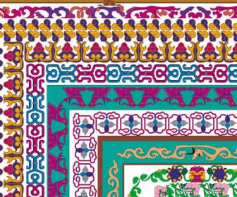 10 Traditional Pattern Borders Psd Material