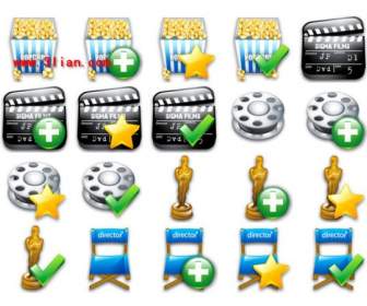 20 Film And Television Categories Icons