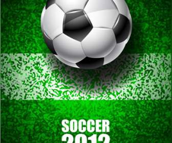 2012 Piala Dunia Poster Football Cerah
