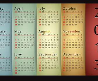 Neues Jahr-Kalender 2013