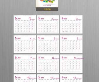 2014 Kalender Schriftart Ideen
