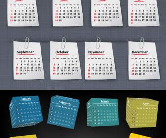 Plantilla De Notas De Calendario 2014