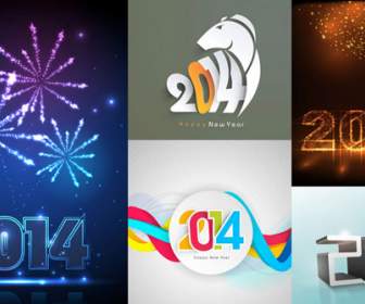2014 Dazzling Fireworks Typography