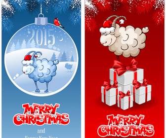 2015 Dos Desenhos Animados Ovelhas Natal