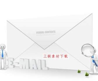 3d sims e mail psd layered material
