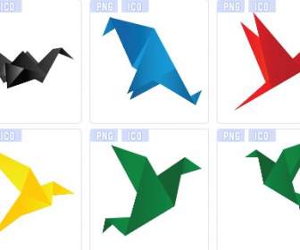 7 Clases De Pájaros De Origami Papel Avión