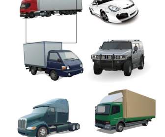 A Variety Of Automobile Freight Containers