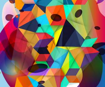 Abstract Geometric Business Background