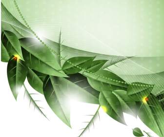 Aesthetic Movement Green Leaf Pattern