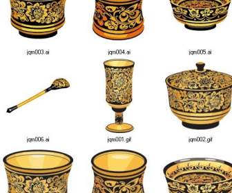 古代の磁器の古典的なパターン