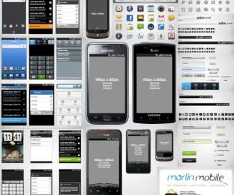 android android phone interface icons