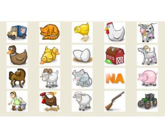 animal ranch png icons