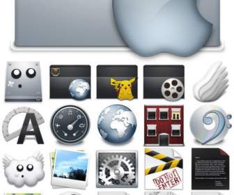 Apple Ico Icona Materiale