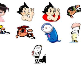 Iconos De Dibujos Animados De Astro Boy