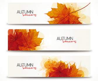Autumn Maple Leaf Chinese Restaurant Banner