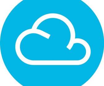 Background Blue Cloud Icon