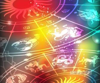 Background Of Constellation Magic Roulette