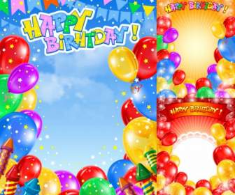 Balloon Decorations Background