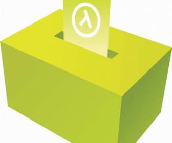 Wahlurne Symbol Material