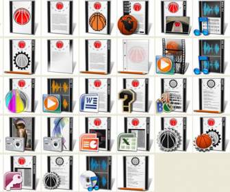 Basketball-Thema Datei Format Png-icons