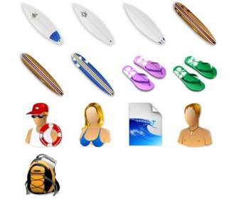 beach surf png icons