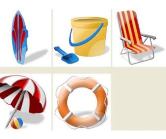 Beach Travel Icons Png