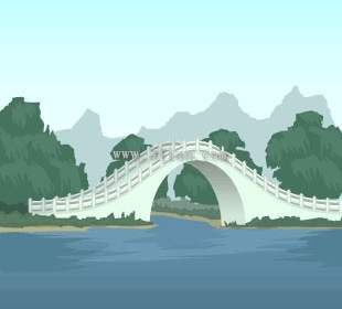 Schöne Gewölbte Brücke