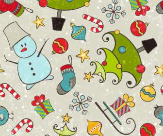 Beautiful Christmas Cartoon Backgrounds