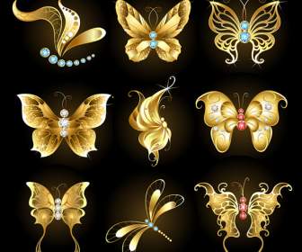 Beautiful Gold Bugs Design