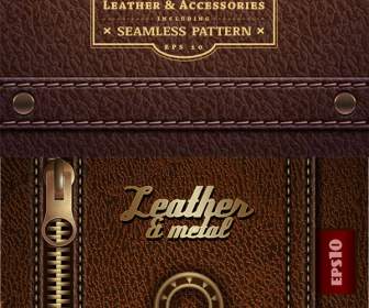 Beautiful Leather Zipper Design