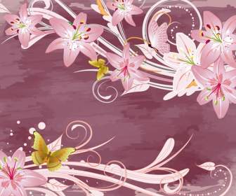 Lilie Blume Hintergrund