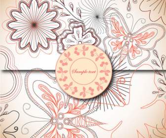 Beautiful Patterned Background Material