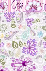 美麗的紫色花朵圖案背景