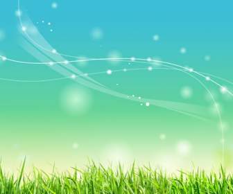 Beautiful Spring Backgrounds Psd Material