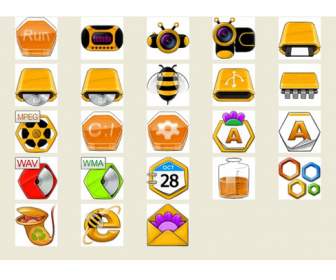 bee theme desktop icon png