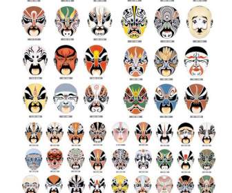 Peking-Oper-Maske-Entwürfe