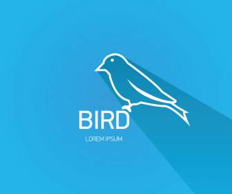 鳥のロゴの設計