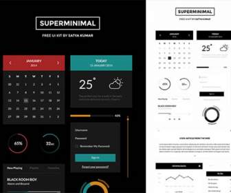 black and white mobile ui interface psd layered material
