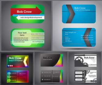 Black Bright Business Card Design